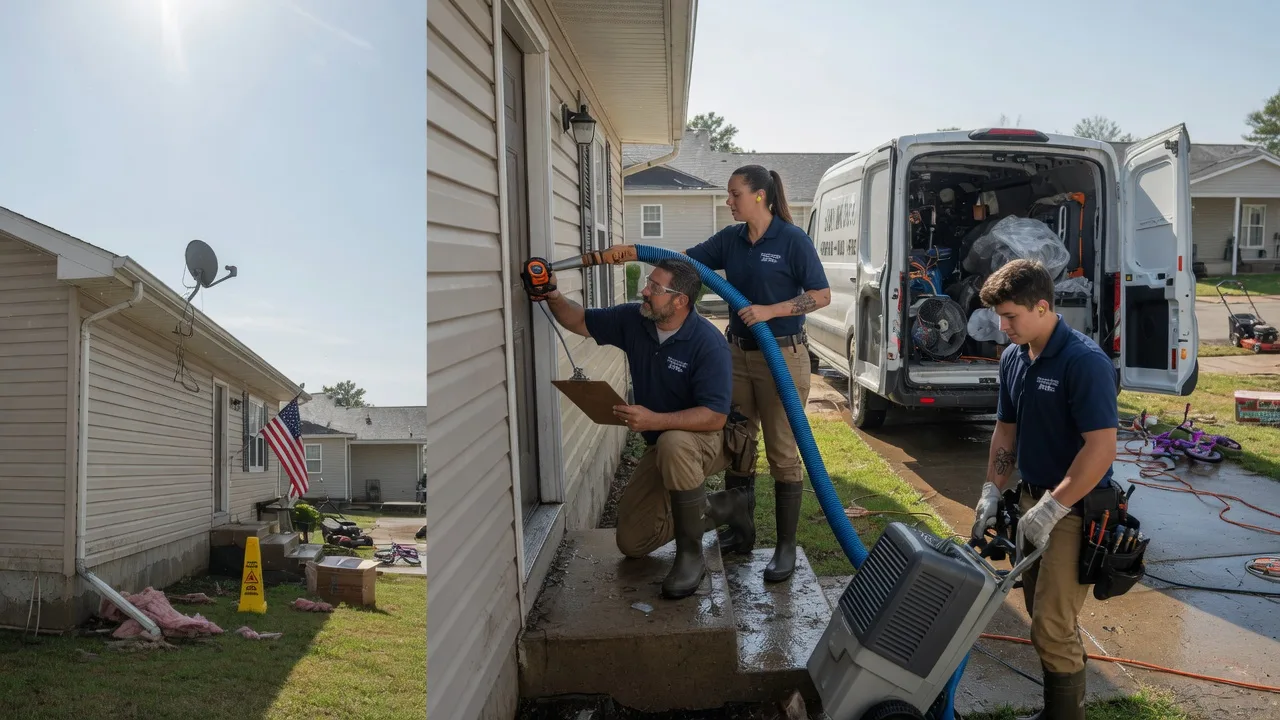 Ceiling Water Damage Restoration in Mount Saint Joseph, OH near me